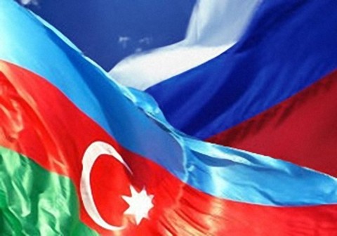 Russia azerbaijan flaq